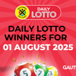 Congratulations to the Daily Lotto Winners for 01/08/2025