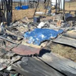Grim Discovery: Charred Body of Man Found Under Corrugated Sheets in Katlehong