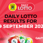 Daily lotto results