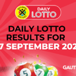Daily lotto results