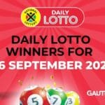 Daily Lotto Results (06/09/2025)