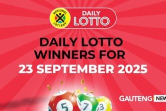 Daily Lotto Results: 23/09/2025