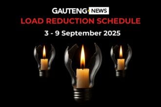Gauteng Load Reduction Schedule: Full List of Affected Areas (3 – 9 Sept 2025)