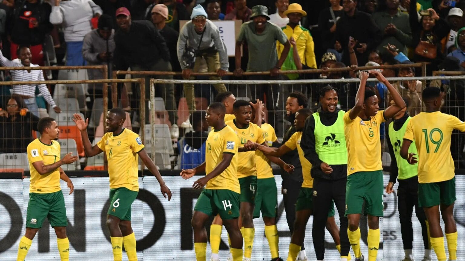 South Africa vs Nigeria - Bafana Bafana One Step Away from World Cup Qualification
