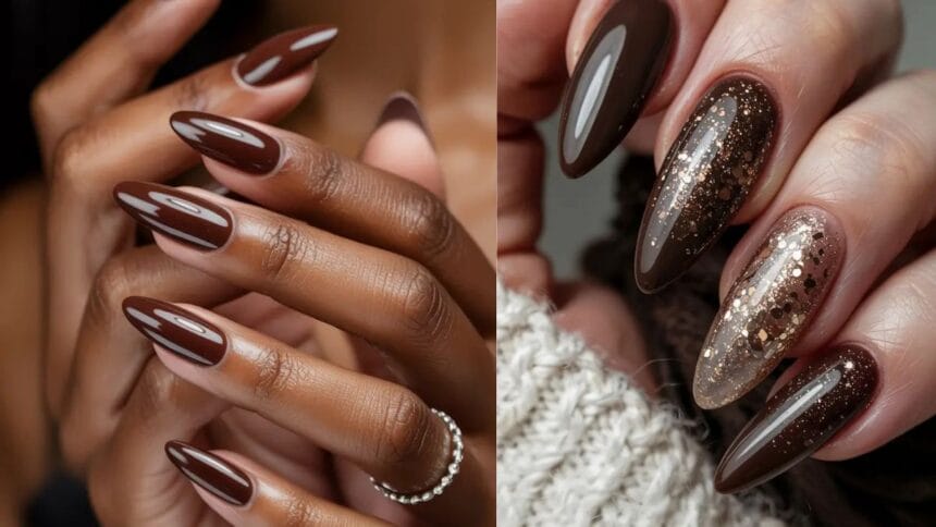 10 Brown Nail Designs for the Perfect Cozy-Girl Manicure