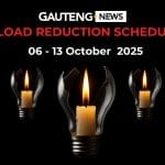 Gauteng Load Reduction Schedule: 06 - 13 October 2025