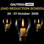 Gauteng Load Reduction Schedule: 20 - 27 October 2025