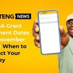 SASSA Grant Payment Dates for November 2025