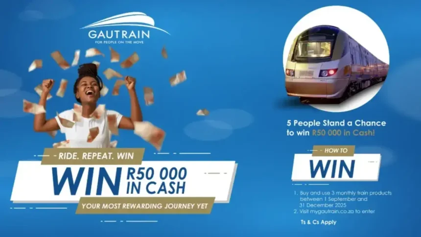 Win R50K With the Gautrain Passenger Giveaway (Sept – Dec 2025)