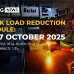 Gauteng 2 Week Load Reduction Schedule: 13 - 27 October 2025