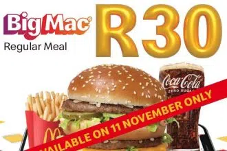 R30 Big Mac for Singles… If You Can Get the App to Work