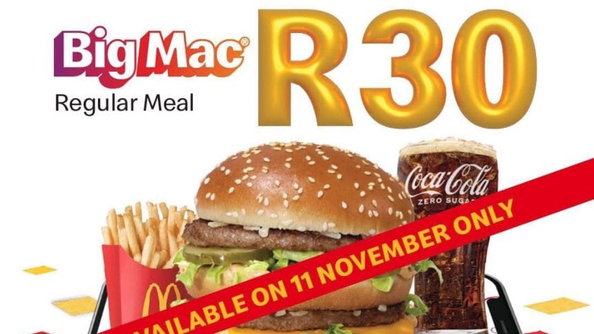 R30 Big Mac for Singles… If You Can Get the App to Work