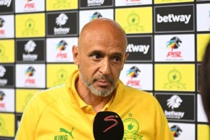 Mamelodi Sundowns coach Miguel Cardoso