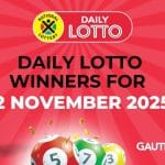 Congratulations to the Daily Lotto Winners for 02/11/2025
