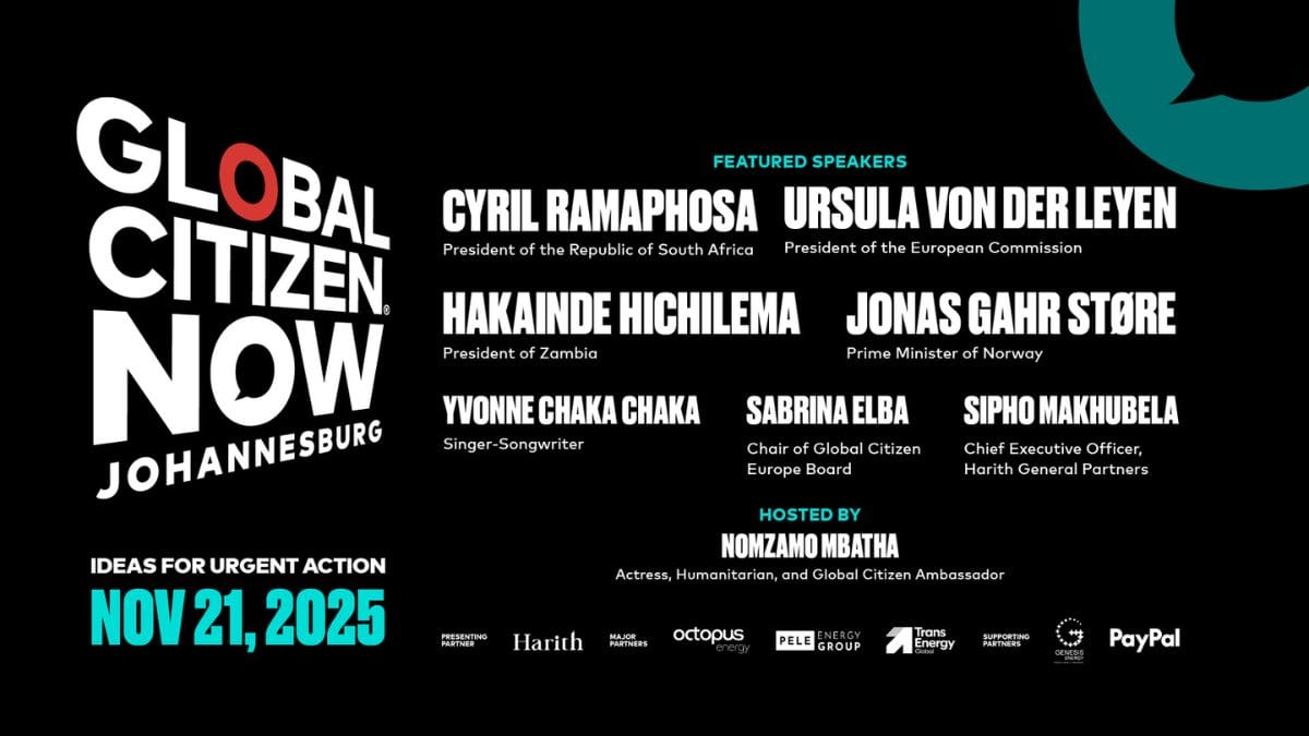 Global Citizen NOW Summit Coming to Johannesburg