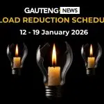 Gauteng Load Reduction Schedule: 12 - 19 January 2026