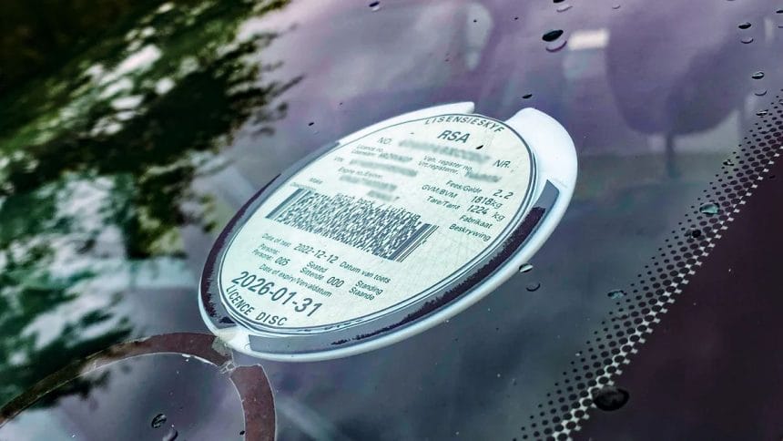 Vehicle License Disc Renewal Online in SA (2026 Guide)